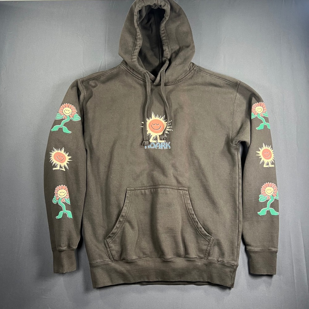 Roark Mens Dont Destroy What You Enjoy Graphic Hoodie Black Medium